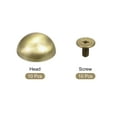 thumbnail image 3 of 15x7.5mm Screw Back Rivets Hollow Round Head Leather Studs Bronze Tone 10 Pack, 3 of 5