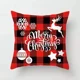 thumbnail image 3 of Funda de cojín navideña de 45 cm, funda de almohada, adornos navideños 2024 para el hogar, decoración navideña de Año Nuevo 2023 Noel, 3 of 5