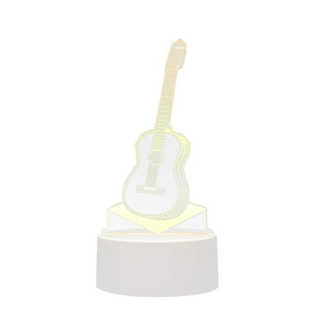 

Zauma Clearance Led Lights Electric Appliance 3D USB Acrylic Night Light LED Table Desk Bedroom Decor Gift Warm White Lamp