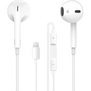 ZLC iPhone Wired Headphone Apple Earbuds with Built-in Microphone & Volume Control Nosie Reduction Lightning Earphones Compatible with iPhone 14/13/12/11/XR/XS/X/8/7/SE/Pro/Pro Max