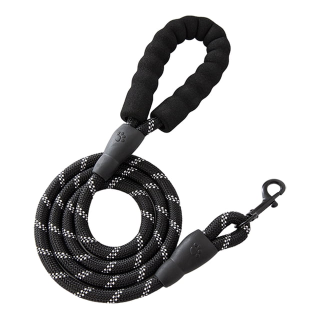 Dog Leash Heavy Duty Nylon Rope Leash 5Ft 6.5Ft 10Ft Leash with Padded Handle for Small Medium Large Dogs Training Outdoor