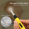 thumbnail image 2 of Limpiador de cera para oídos para bebés, luz LED para limpieza de oídos, removedor de cera para MABOTO Limpiador de cera de oído, 2 of 7