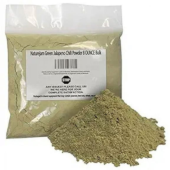 Naturejam Green Jalapeno Chili Powder 8 OUNCE Bulk