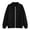 A1 Black, variant on Women's Oversized Full Zip Up Sweatshirt Jacket Collared No Hood Long Sleeve Drop Shoulder Solid Color Cozy Lightweight Casual Y2K Outwear with Pockets for Fall Winter Spring Black L