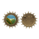 thumbnail image 1 of Planta de Hoja de Fotografia Unbranded Pin de Gancho de Metal Vintage Sol M, 1 of 3