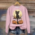 thumbnail image 5 of Futezty Halloween Sweatshirts for Women Plus Size Long Sleeve Cute Graphic Pullover Top 2025 Fall Fashion Shirt Clothes, 5 of 7