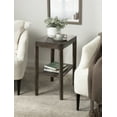 thumbnail image 6 of Kate and Laurel Talcott Farmhouse Rectangle Wood Side Table, 22 x 14 x 26, Gray, Decorative Modern Two Tier End Table for Use as a Bedroom Nightstand or Living Room Accent, 6 of 7