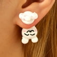 thumbnail image 1 of Daisyyozoid Wholesale Handmade Polymer Cute Rabbit Earrings 3d Animal Earring For Girls Jewelry, 1 of 7