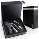 thumbnail image 1 of Stainless Steel Wine Bottle Opener Compact Vertical Corkscrew with Foil Cutter Set of 5 with a Gift Box, 1 of 5