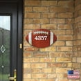 thumbnail image 6 of Football Wooden Custom House Number Sign by G. DeBrekht | Love Family Kids Decor - MA989802, 6 of 7