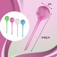 thumbnail image 3 of A1 Unlimited Plastic Watering Stakes 10.625x3-in, Assorted Multicolored Automatic PVC Watering Globes Drip Irrigation Device Self Watering Bulb System for Indoor Outdoor Plants Home Office, 4ct., 3 of 7