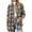 Coffee, variant on Plaid Shirts for Women Button Down Flannel Shirts Casual Loose Long Sleeve Blouses Tops