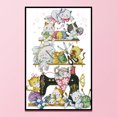 thumbnail image 3 of Kits de Punto de cruz DIY Likrtyny Bordado parcial gato lienzo estampado 14CT, 3 of 9