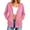 07#Pink, variant on Womens Long Sleeve Zip Up Hoodies Plus Size Drawstring Comfy Tunic Sweatshirt Casual Lightweight Fall Jackets with Pockets