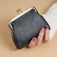 thumbnail image 1 of 2024 New Women Retro Buckle Coin Purse Candy Color Short Coin Purse Change Purse, 1 of 5
