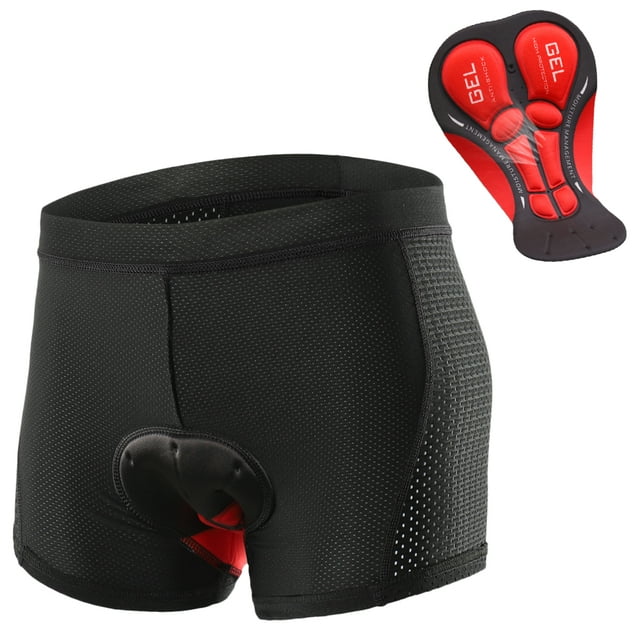 Arsuxeo Pantalones cortos de ciclismo para hombres Pantalones cortos para montar en bicicleta transpirables con gel transpirable Arsuxeo Pantalones cortos de ciclismo