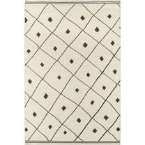 Erin Gates Contemporary Rectangle Area Rug, Ivory, 7'6" X 9'6"