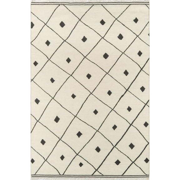 Erin Gates by Momeni Thompson Appleton Ivory Hand Woven Wool Area Rug 7'6" X 9'6"