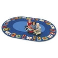 thumbnail image 2 of Carpets For Kids 2695 Reading by the Book 6.75 ft. x 9.42 ft. Oval Carpet, 2 of 2