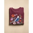 thumbnail image 3 of Fairytale Folk Garden Sweatshirt Women -Victoria Borges Designs, Female 4X-Large, 3 of 4