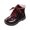 Wine red, variant on Baby Boys Fashionable Non Slip Ox Tendon Soft Bottomed Boots