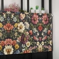thumbnail image 6 of Vintage Flower Valances for Windows Farmhouse Kitchen Curtains Valances Rod Pocket Valance Curtains for Kitchen Windows Colorful Garden Floral Botanicals Blossom Window Valances for Bathroom 42"x18", 6 of 6