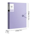 thumbnail image 3 of A4 Clear Presentation Binder with 60 Plastic Sheet Protectors | Transparent Insert Folder for Music Scores, Certificates, Photos & Test Papers, 3 of 3