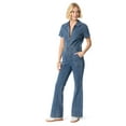 thumbnail image 4 of Jessica Simpson Women's Denim Jumpsuit, Sizes 2-16, 4 of 5