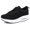 Black White, variant on Women's Sneakers Walking Sports Shoes Air Cushion Slip On Fitness Shoes Lightweight