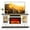 White & Brown(with Fireplace), variant on Holliwill 70" TV Stand for TVs up to 80" with 30" Electric Fireplace & Charging Station & LED Lights, Modern Farmhouse Entertainment Center with Drawers & Sliding Barn Doors for Living Room, White