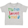 thumbnail image 3 of Inktastic My Nan Loves Me Boys or Girls Toddler T-Shirt, 3 of 5