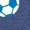 HEATHER NAVY, variant on Instant Message - Dino Playing Soccer Toddler Short Sleeve Graphic T-Shirt
