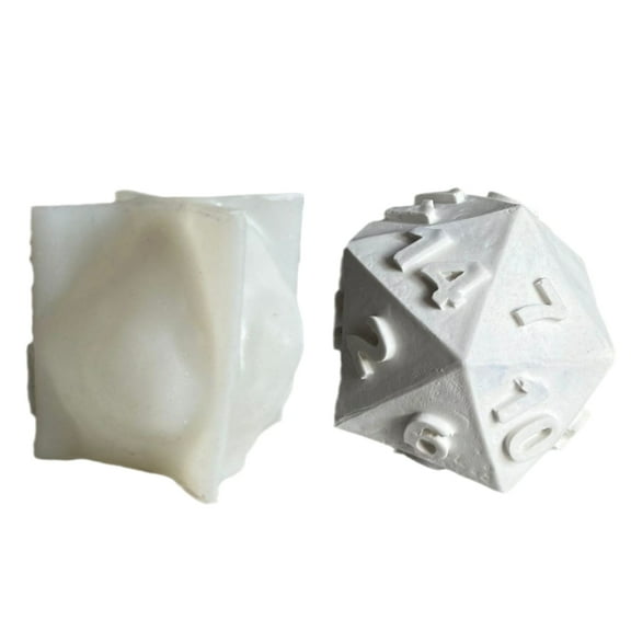 Polyhedral Dices Silicone Moulds DIY Soap Castings Molds Resins Candle Molds