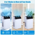 thumbnail image 2 of Ourlova 14000 BTU Portable Air Conditioner Portable AC Unit with Cooling Dehumidifier and Fan Functions Cools Up to 750 Sq Ft Remote Control LED Display Included, 2 of 7