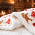 thumbnail image 5 of Christmas Throw Blanket Reversible Flannel Soft Plush, Cozy Warm Machine Washable Couch Blanket for Sofa Bed Living Room Holiday by PALIFEUR, 5 of 6