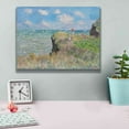thumbnail image 4 of Epic Graffiti 'Cliff Walk At Pourville' by Claude Monet, Giclee Canvas Wall Art, 16"x12", 4 of 8