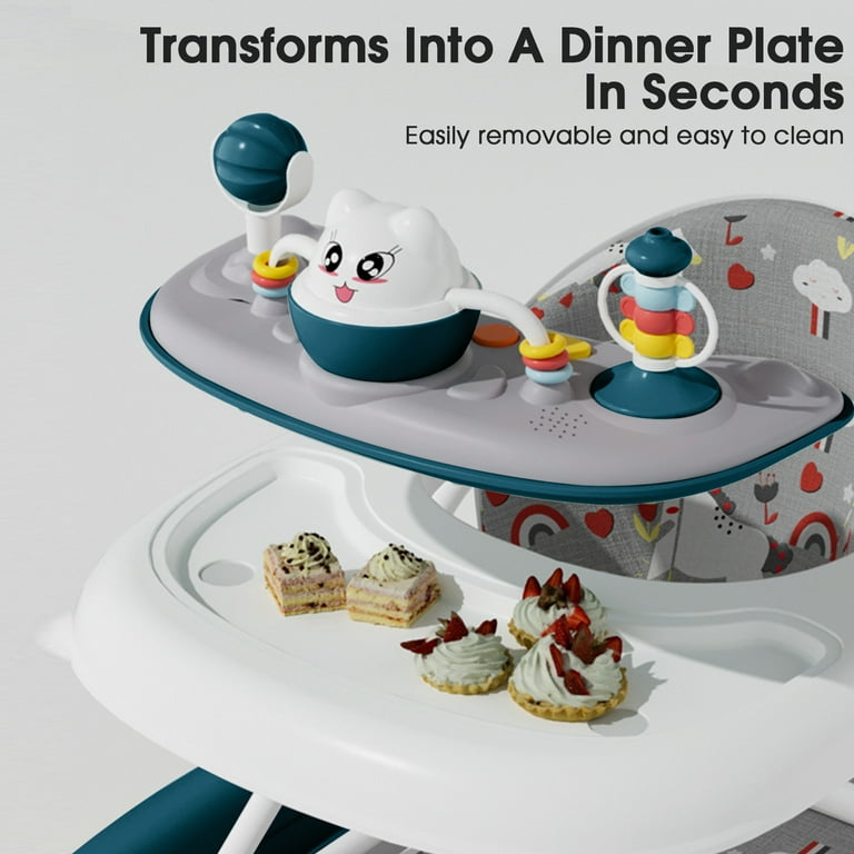 YYW Baby Walker 6-in-1 Foldable Push Activity Walker for 6-24