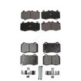 thumbnail image 1 of Positive Plus Front Rear Semi-Metallic Brake Pads Kit for Car Jeep Grand Cherokee Dodge Durango KPF-100629, 1 of 2