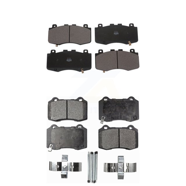 Positive Plus Front Rear Semi-Metallic Brake Pads Kit for Car Jeep Grand Cherokee Dodge Durango KPF-100629