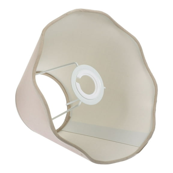 LOLIPPYY Khaki Wave Pattern Fabric Lamp Shade 1Pcs for Table Lamps Home Decoration Light Diffusion