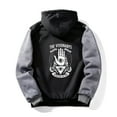 thumbnail image 2 of SR Men's Fleece-Lined Full-Zip Hoodie, Lined Long Sleeve Menswear Sweatshirt for Boys, Men, Gray Black (S-3XL), 2 of 7