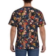 thumbnail image 2 of Rocae Vintage Floral for Men's Moisture-Wicking Crew Tee - T-Shirt for Sports, Outdoor Activities, and Casual WearSmall, 2 of 9