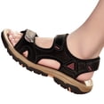 thumbnail image 1 of Zapatos Sandalias Playa para Hombre Cuero Con Punta Abierta Viajes en La Al Aire Libre Verano, 1 of 9