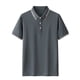 thumbnail image 1 of pstuiky Camisas de vestir de manga corta para hombre, Camisa informal de manga corta con cuello vuelto, cómoda y lisa, para hombre camisas casuales para hombre m, 1 of 3