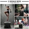 thumbnail image 3 of Fitvids 30" x 24" x 20" Wooden Plyometric Box Non-Slip Jump Platform, Black, 3 of 5