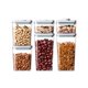 thumbnail image 1 of Juego de recipientes para almacenamiento de alimentos EQI Pop, 6 unidades, 0,6/1,3/1,9 cuartos de galón, 1 of 6