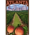 thumbnail image 5 of Atlanta, Georgia, Peaches, Lantern Press, Premium Playing Cards, 52 Card Deck with Jokers, USA Made, 5 of 5