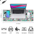 thumbnail image 5 of Long Mouse Pads for Desk,Corgi Dog and Flowers Desk Mats on Top Of Desks, Desk Mouse Pad Extra Large with 3mm Non-Slip Base and Stitched Edge for Gaming,Office,Work,Home 31.5"x11.8", 5 of 6