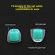 thumbnail image 4 of Consejos De Auriculares, Puntas De Reemplazo De Auriculares De Silicona Suave, Orificio Interno De 4 Mm -6 Mm, 3 Pares, Diseño Ergonómico, Para Auriculares XBA, MDR, Serie DR, 4 of 7