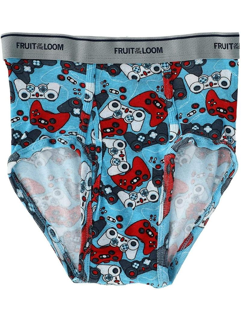 Fruit of the Loom Boys 5pk Print/Solid Fashion Brief - Walmart.com